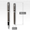 Ручка-роллер PARKER IM DARK ESPRESSO CT, F CW1931664